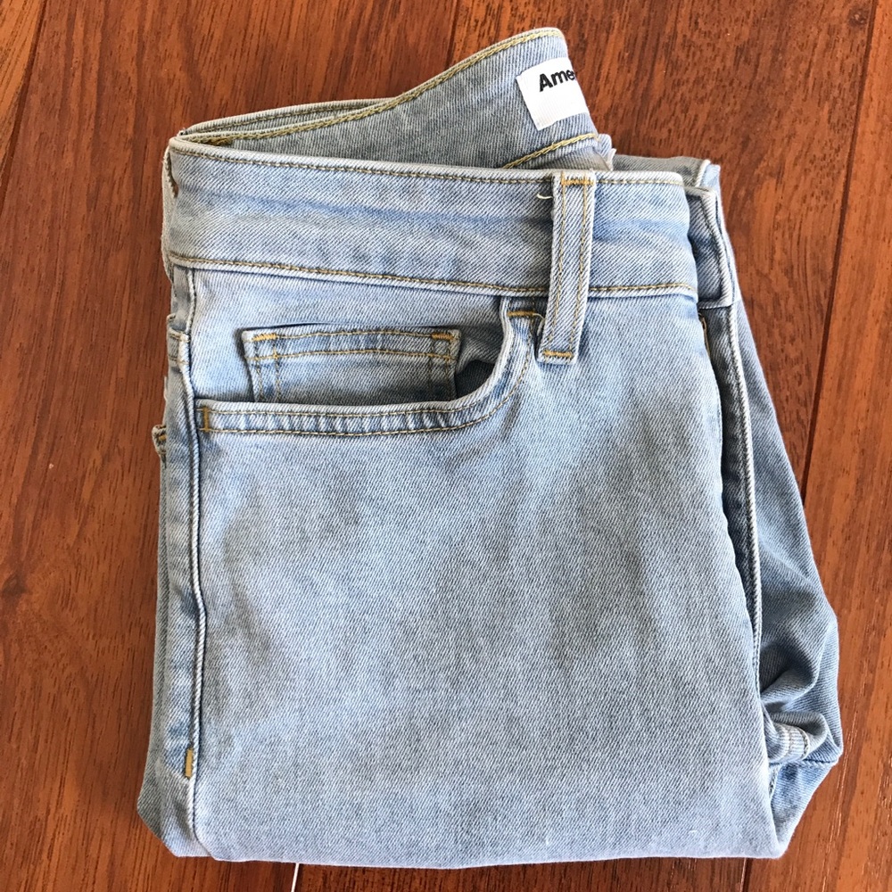 AMERICAN APPAREL high waisted jeans